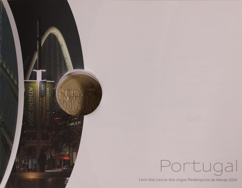 PORTUGAL. LIVRO DOS LOUROS DOS JOGOS PARALÃMPICOS DE ATENAS 2004.