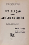LEGISLAÃ‡ÃƒO SOBRE ARRENDAMENTOS.