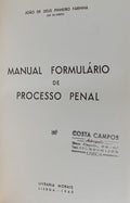 MANUAL FORMULÃRIO DE PROCESSO PENAL.