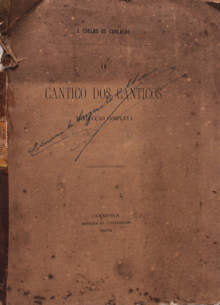 CÃ‚NTICO (O) DOS CÃ‚NTICOS.