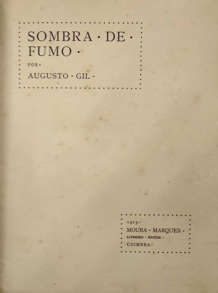 SOMBRA DE FUMO.