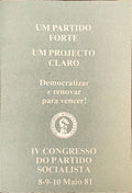 PROGRAMA DO IV CONGRESSO DO PARTIDO SOCIALISTA (1981)