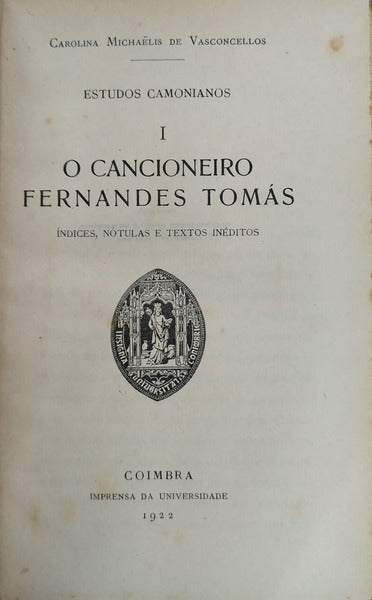 O CANCIONEIRO FERNANDES TOMÃS