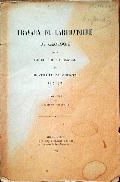 TRAVAUX DU LABORATOIRE DE GÃˆOLOGIE