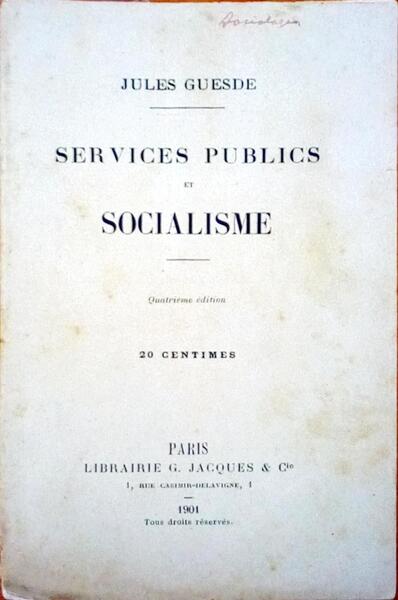 SERVICES PUBLICS ET SOCIALISME.