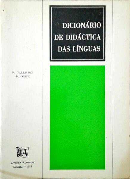DICIONÃRIO DE DIDÃTICA DAS LINGUAS.