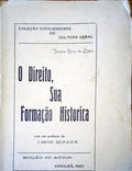 O DIREITO, SUA FORMAÃ‡ÃƒO HISTÃ“RICA.