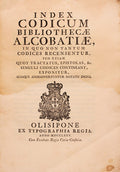 INDEX CODICUM BIBLIOTHECAE ALCOBATIAE,