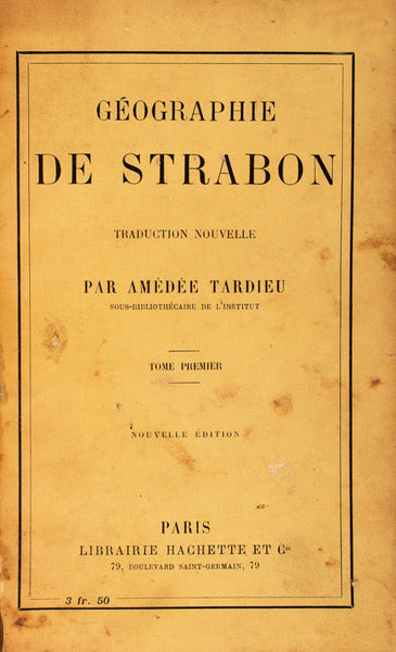 GÃ‰OGRAPHIE DE STRABON.