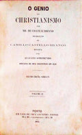 O GENIO DO CHRISTIANISMO. [2.Âª EDIÃ‡ÃƒO; 2 VOLS.]