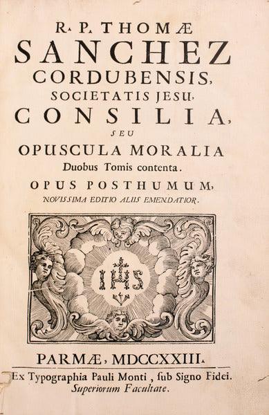CONSILIA SEU OPUSCULA MORALIA