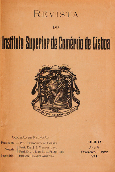 REVISTA DO INSTITUTO SUPERIOR DE COMÃ‰RCIO DE LISBOA.