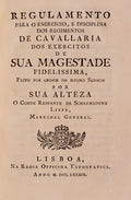 REGULAMENTO PARA O EXERCICIO, E DISCIPLINA DOS REGIMENTOS DE CAVALARIA
