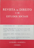 REVISTA DE DIREITO E DE ESTUDOS SOCIAIS. [1986]