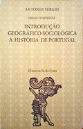INTRODUÃ‡ÃƒO GEOGRÃFICO-SOCIOLÃ“GICA Ã€ HISTÃ“RIA DE PORTUGAL. [3.Âª EDIÃ‡ÃƒO]