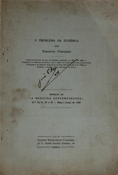 O PROBLEMA DA EUGÃ‰NICA.