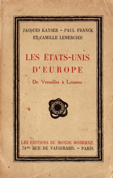 LES Ã‰TATS-UNIS Dâ€™EUROPE.