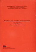 DIRECTIVAS PARA A ANÃLISE MACROECONÃ“MICA DE PROJECTOS.