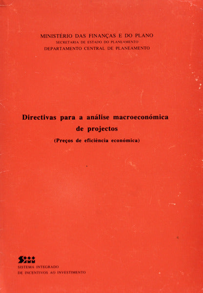 DIRECTIVAS PARA A ANÃLISE MACROECONÃ“MICA DE PROJECTOS.