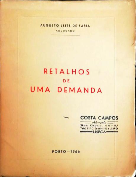 RETALHOS DE UMA DEMANDA.