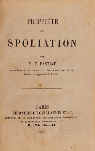 PROPRIÃ‰TÃ‰ ET SPOLIATION.