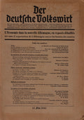 DER DEUTSCHE VOLKSWIRT.