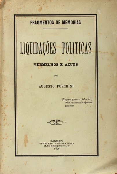 LIQUIDAÃ‡Ã•ES POLITICAS.