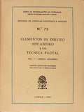 ELEMENTOS DE DIREITO ADUANEIRO E DE TÃ‰CNICA PAUTAL.