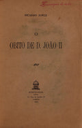 O OBITO DE D. JOÃƒO II