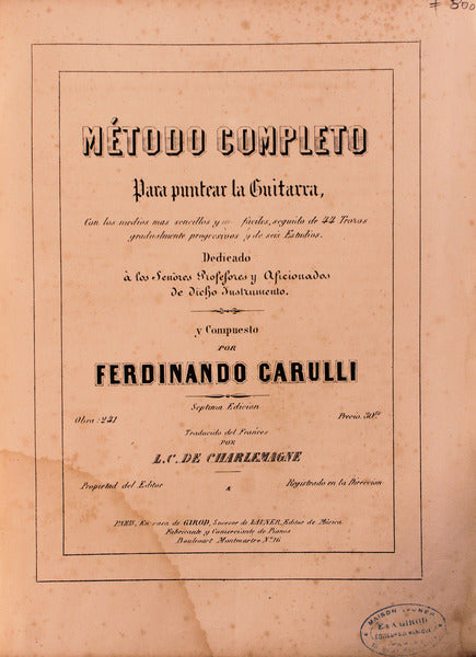 MÃ‰TODO COMPLETO PARA PUNTEAR LA GUITARRA.