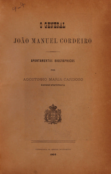 O GENERAL JOÃƒO MANUEL CORDEIRO.