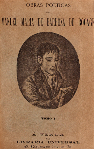 OBRAS POETICAS DE MANOEL MARIA DE BARBOZA BOCAGE.