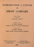 INTRODUCTION A L'Ã‰TUDE DU DROIT COMPARÃ‰ (III et IV Partie)