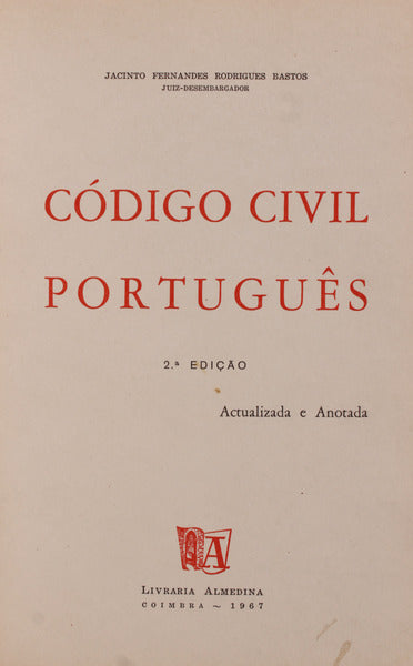 CÃ“DIGO CIVIL PORTUGUÃŠS.