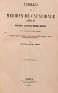 TABELLAS DAS MEDIDAS DE CAPACIDADE ANTIGAS REDUZIDAS AO SYSTEMA METRICO-DECIMAL E AS Dâ€™ESTE AO ANTIGO SYSTEMA (Lisboa, SantarÃ©m e Leiria).)