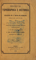 DESCRIPÃ‡ÃƒO TOPOGRAFICA E HISTORICA DA FREGUEZIA DE S. THIAGO DE MILHEIRÃ“S.