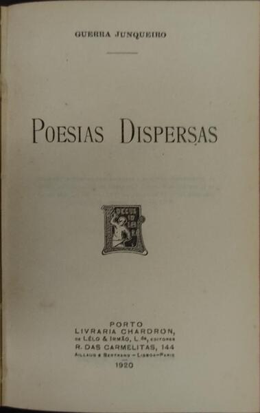 POESIAS DISPERSAS.
