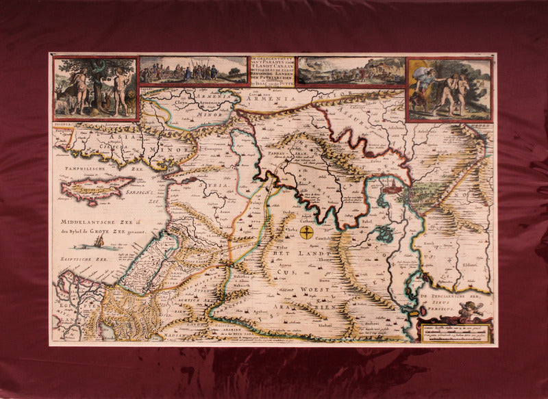 CARTOGRAFIA - SÃ‰CULO XVIII - TERRA SANTA / CARTOGRAPHY - 18th CENT. - HOLY LAND.