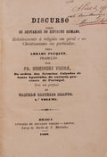 DISCURSO SOBRE OS DESVARIOS DO ESPIRITO HUMANO, RELATIVAMENTE Ã RELIGIÃƒO EM GERAL E AO CHRISTIANISMO EM PARTICULAR.