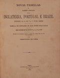NOVAS TABELLAS DE CAMBIO DIRECTO ENTRE INGLATERRA, PORTUGAL E BRAZIL.