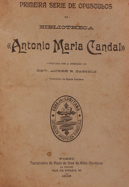 BIBLIOTHECA ANTONIO MARIA CANDAL.