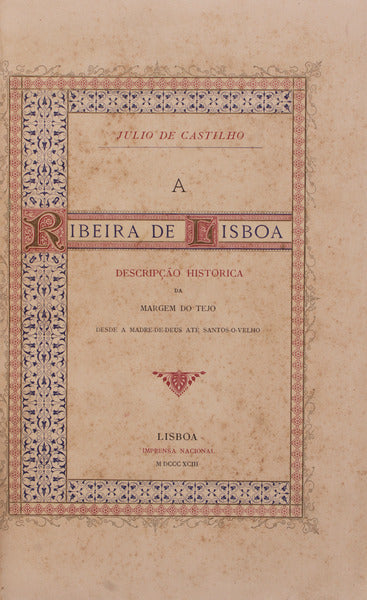 A RIBEIRA DE LISBOA.