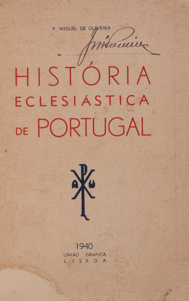 HISTÃ“RIA ECLESIÃSTICA DE PORTUGAL.
