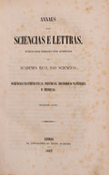 ANNAES DAS SCIENCIAS E LETTRAS.
