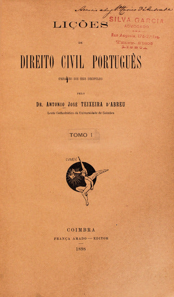 LIÃ‡Ã•ES DE DIREITO CIVIL PORTUGUÃŠS.