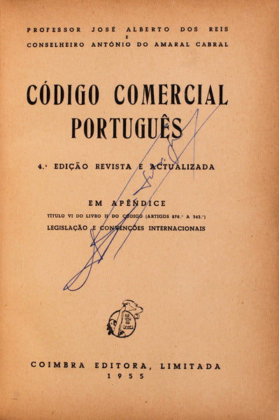 CÃ“DIGO COMERCIAL PORTUGUÃŠS. [4.Âª EDIÃ‡ÃƒO]