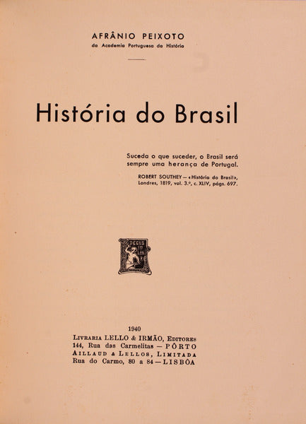 HISTÃ“RIA DO BRASIL.