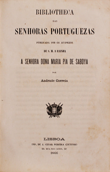 BIBLIOTHECA DAS SENHORAS PORTUGUEZAS.