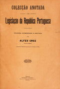 COLECÃ‡ÃƒO ANOTADA DE LEGISLAÃ‡ÃƒO DA REPÃšBLICA PORTUGUESA.