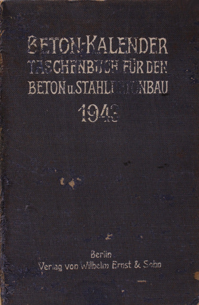 BETON KALENDER (1943).